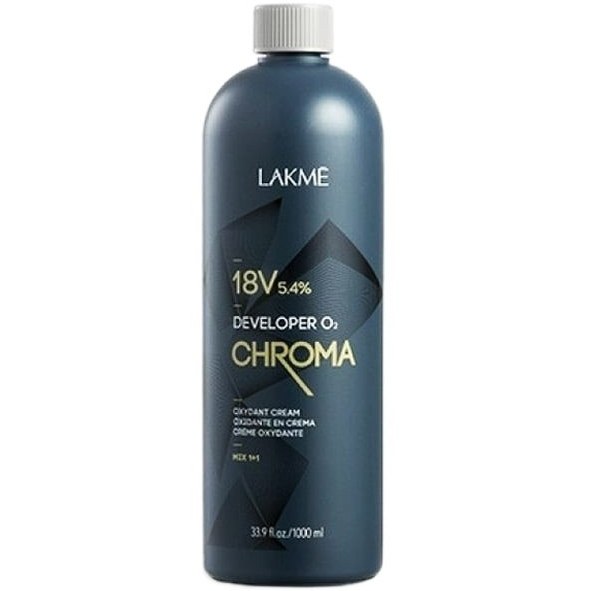 لاکمه اکسیدان کروما بدون آمونیاک ۱۸ ولوم / LAKME CHROMA DEVELOPER O2 OXYDANT CREAM 18VOL
