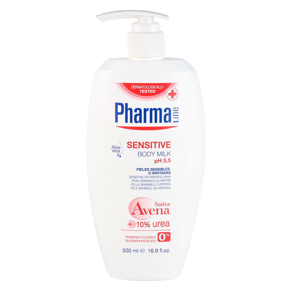 شیر بدن (لوسیون) پوست حساس فارمالاین حجم 500 میلی لیتر - PharmaLine SENSITIVE BODY MILK