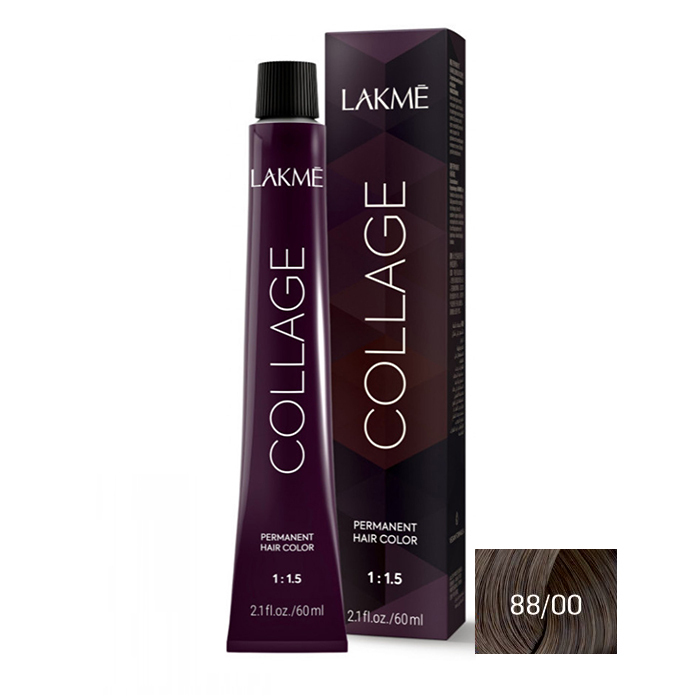 رنگ مو لاکمه سری کلاژ شماره 88/00 ( بلوند روشن قوی ) - Lakme Collage Hair Color