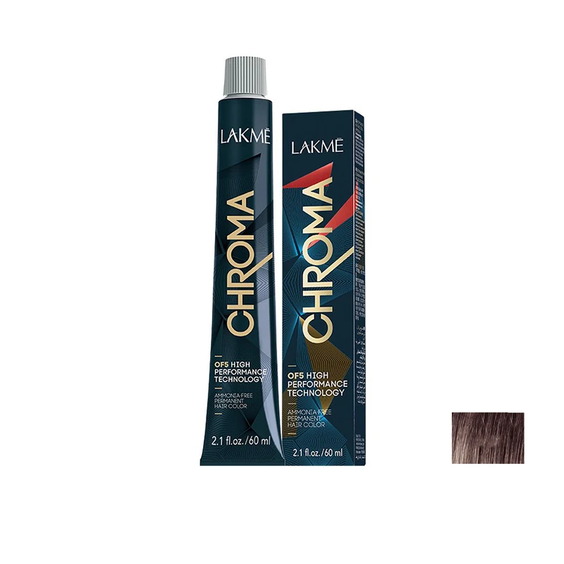 رنگ مو لاکمه شماره 5/61 حجم 60 میلی‌لیتر رنگ قهوه ای فندقی دودی روشن