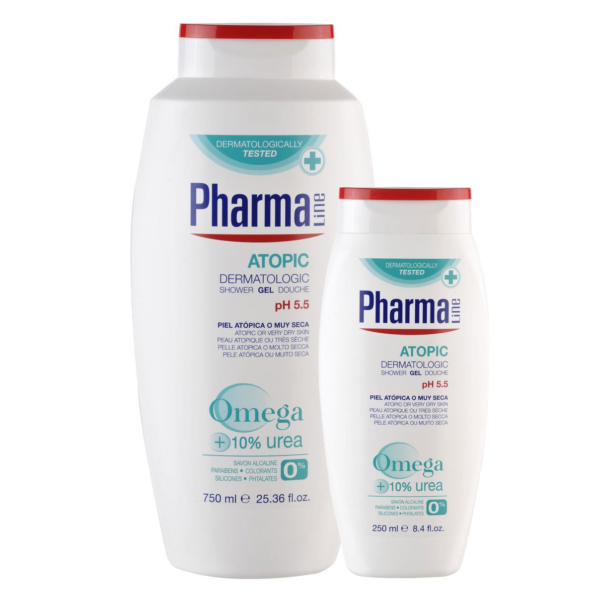 ژل حمام (شامپو بدن) اتوپیک (ضد اگزوما) فارمالاین حجم 750 میلی لیتر - PharmaLine ATOPIC SHOWER GEL