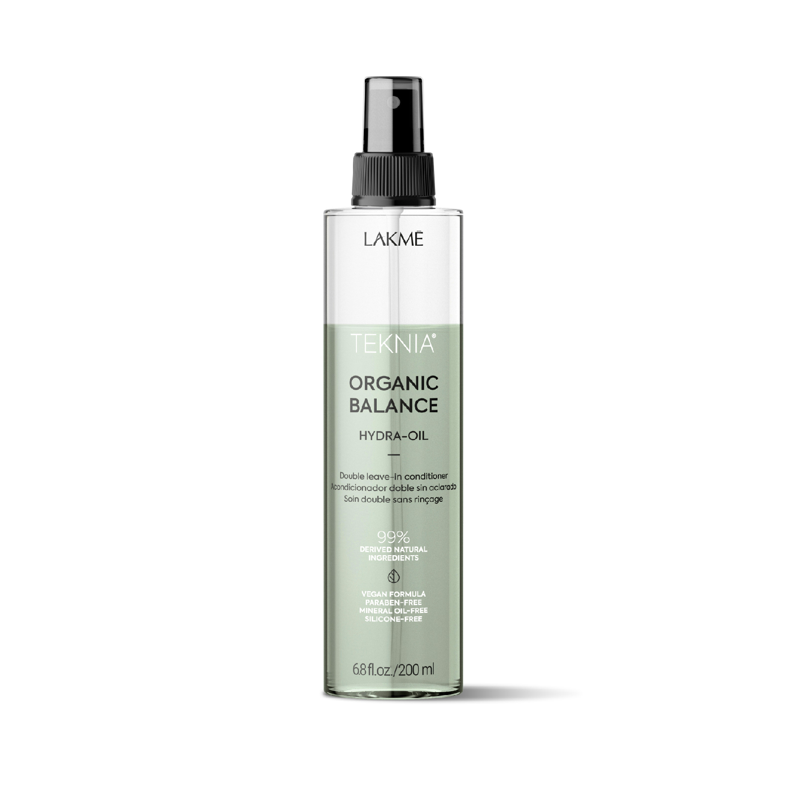 اسپری مو دوفاز آبرسان عمیق مو تکنیا ارگانیک بالانس لاکمه حجم 200 میلی لیتر - Lakme Teknia Organic Balance HYDRA-OIL 200 ml