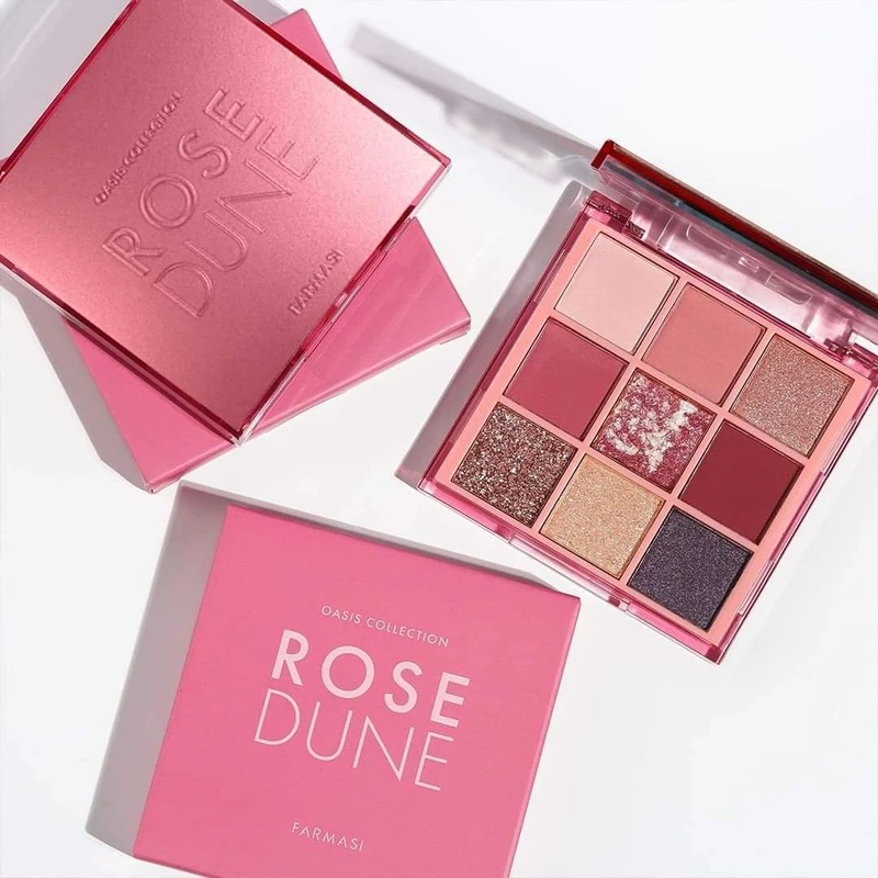 پالت سایه چشم فارماسی مدل Rose Dune | پالت 9 رنگ فارماسی