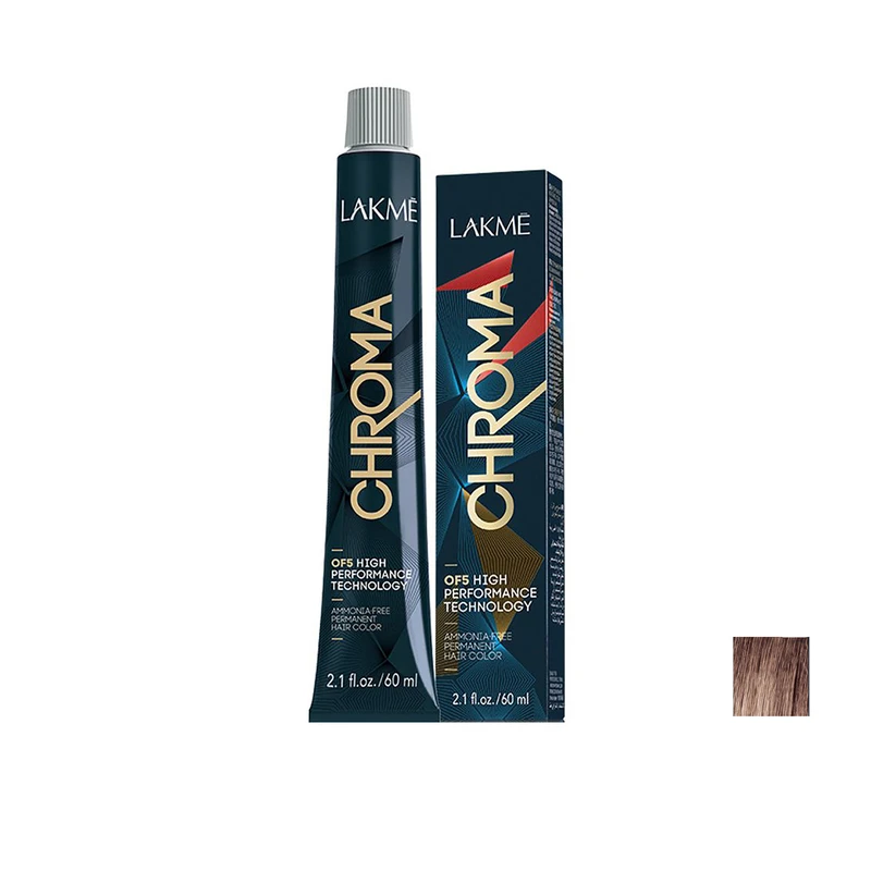 رنگ مو لاکمه سری کروما شماره 6/66 حجم 60 میلی‌لیتر رنگ بلوند شکلاتی فندقی تیره