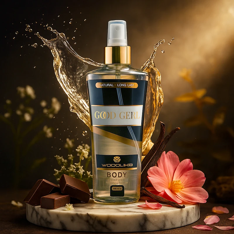 بادی اسپلش زنانه وودلایک مدل GOOD GIRL حجم 250 میلی لیتر