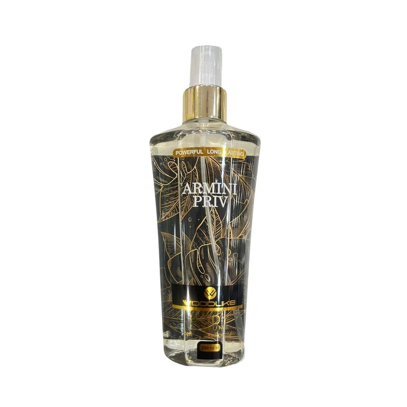 بادی اسپلش زنانه وودلایک مدل ARMINI PRIV حجم 250 میلی‌لیتر